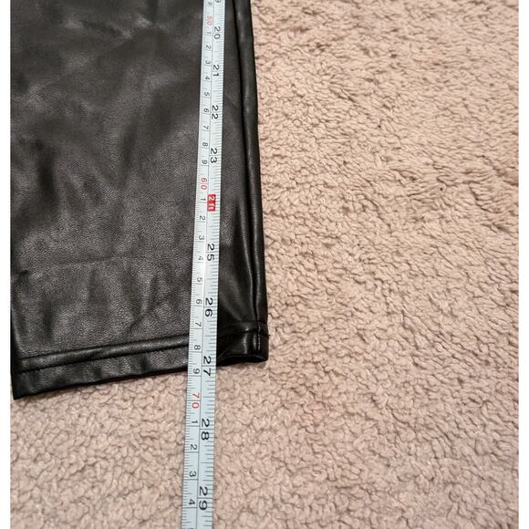 Aritzia Wilfred Free Daria Black High-rise Vegan Leather Leggings Pants, size S - Picture 6 of 6